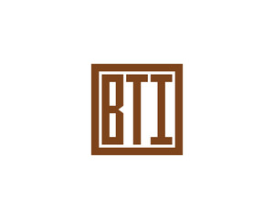 BTI logo design vector template. BTI
