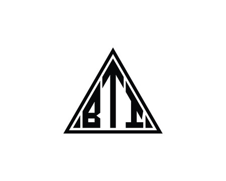 BTI logo design vector template. BTI