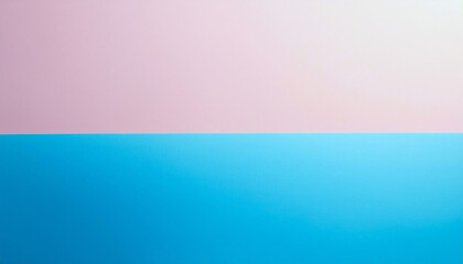 Fototapeta premium Serene pastel pink and vibrant blue hues create a captivating minimalist composition. A perfect backdrop for creativity and design.
