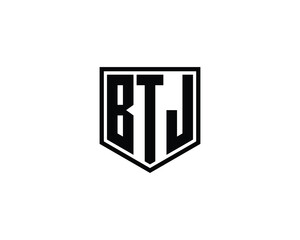 BTJ logo design vector template. BTJ