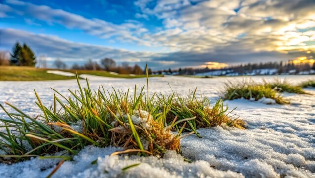 Snow mold, caused by Typhula species, can weaken grass health, leading to patchy lawns and increased vulnerability to pests and diseases in spring.