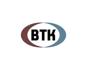 BTK logo design vector template. BTK