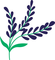 Decorative happy easter day element illustration