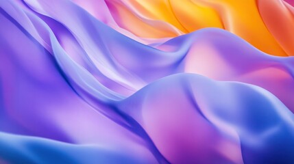 Obraz premium Abstract Flowing Fabric