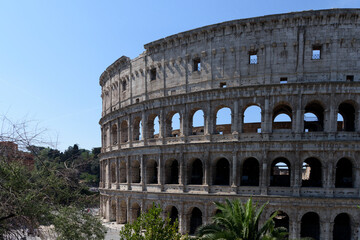Fototapeta premium Colosseum at dusk, Rome, Italy