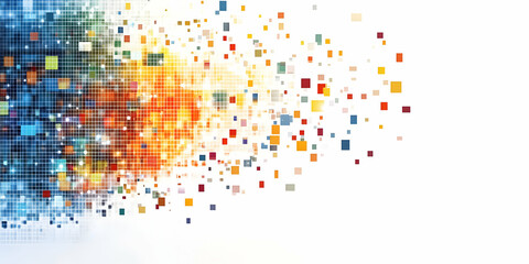 Abstract Pixelated Background.