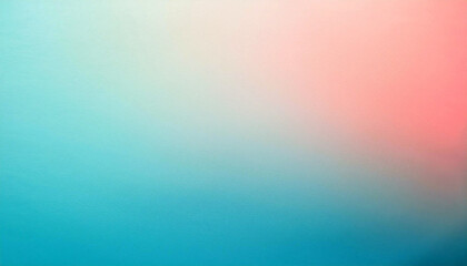 Obraz premium Serene Aqua to Rose Gradient: A calming visual journey from cool turquoise to warm coral hues. Perfect for backgrounds.