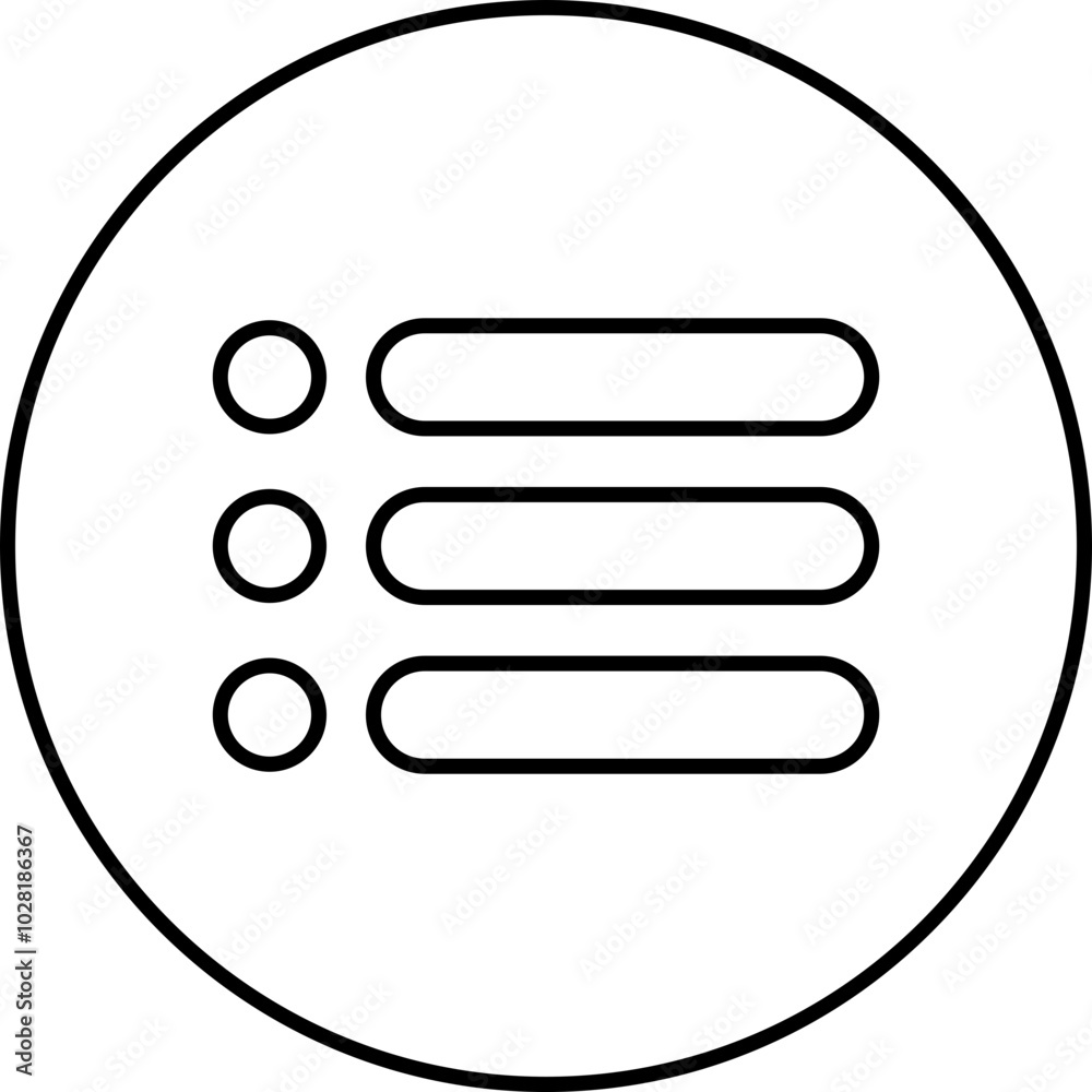 Fototapete hamburger web and mobile app menu line icon. basic app ui page symbol sign. internet navigation butt