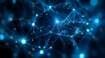 Obraz premium Abstract Network Connections.