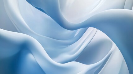 Obraz premium Abstract Blue Swirling Pattern