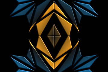 3d simple and modern prism gradient background design