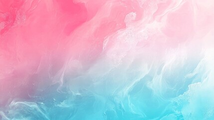 Fototapeta premium Abstract Pink and Blue Swirling Watercolor Art