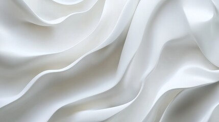 Abstract White Drapery