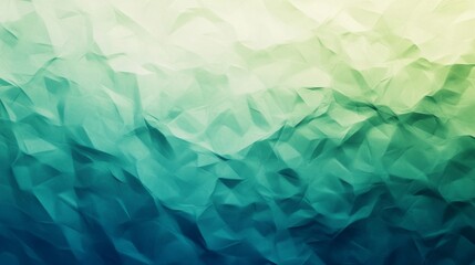 Obraz premium Abstract Crumpled Green and Blue Paper Texture