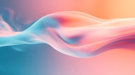 Fototapeta premium Abstract Blue and Pink Swirling Smoke Effect