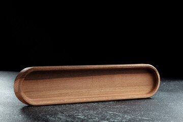 The sideboard is made of wood for serving snacks, fruits, nuts, cheeses, meats and original serving...