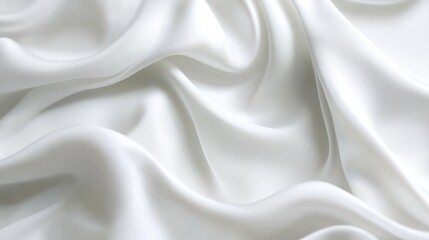 Obraz premium White Silk Fabric Texture