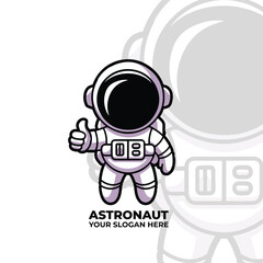 astronaut floating in space