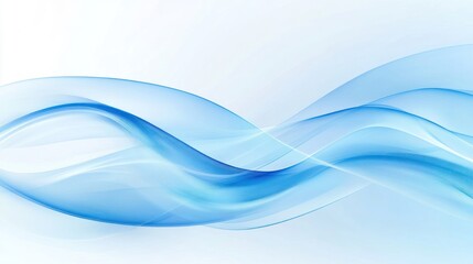 Obraz premium Abstract Blue Waves