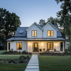 Modern farmhouse exterior design