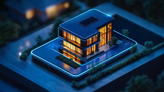 A smartphone with enhanced AI capabilities for smart home control.