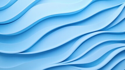Obraz premium Abstract Blue Wavy Background