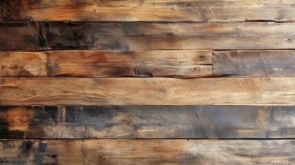 Naklejka premium Rustic Weathered Wooden Plank Wall