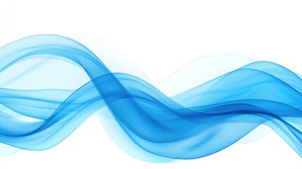 Abstract Blue Wave Design