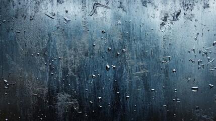 Fototapeta premium Abstract Metallic Surface with Water Droplets
