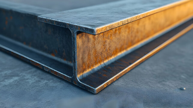 Steel Beam Close Up.