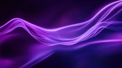 Naklejka premium Abstract Purple Smoke Waves