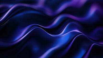 Obraz premium Abstract Blue and Purple Waves