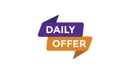 Daily offer Countdown number banner templates. time icon. Vector Illustration 
