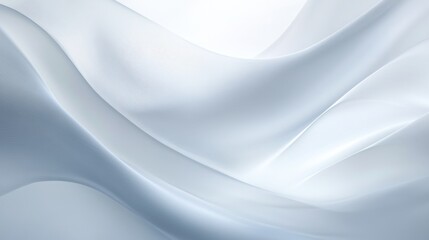 Fototapeta premium Abstract White Fabric Swirls