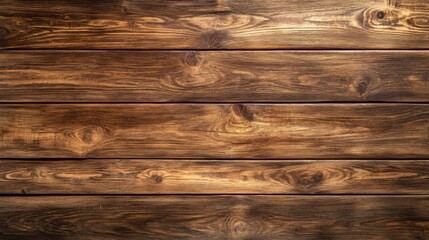 Naklejka premium Rustic Brown Wooden Planks Background