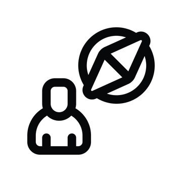 recommend clip art: working direction icon. vector line icon for your website, mobile, presentation, and logo design.