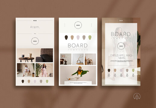 Minimal Mood Board Template