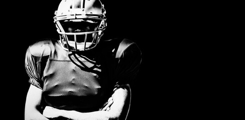 American Football Player © vectorfusionart