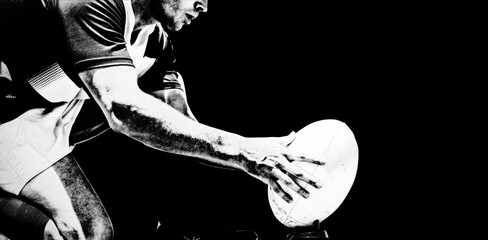 American Football Player © vectorfusionart