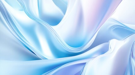 Obraz premium Abstract Blue and White Swirls