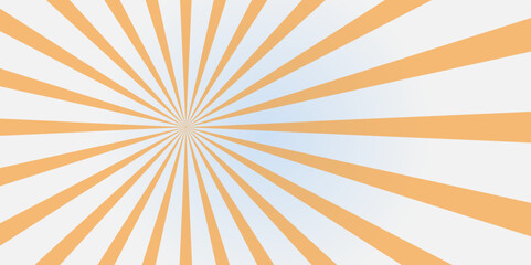 Abstract white and gray sun retro vector illustration. seamless retro vintage burst sunrise sunbeam element spiral striped illustration sunray template wallpaper design.