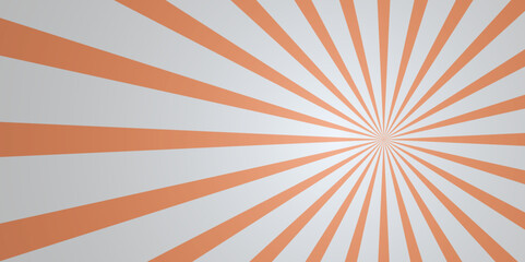 Fractal vector backdrop burst retro orange and white sunburst vintage backdrop wallpaper background.