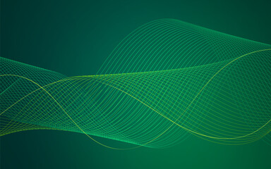 abstract frame background.green gradation.wavy line effect,abstract modern ,trendy,premium,eps 10