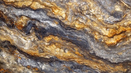 Naklejka premium Close-up of a Multicolored Stone with a Swirling Pattern