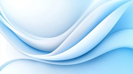 Fototapeta premium Light blue and white abstract background with gentle transitions, ideal for modern branding and web design.