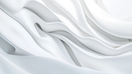 Obraz premium Abstract White Fabric Background