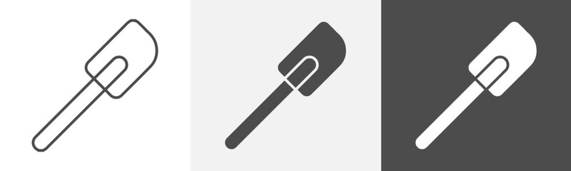 spatula icon Vector thin line symbol