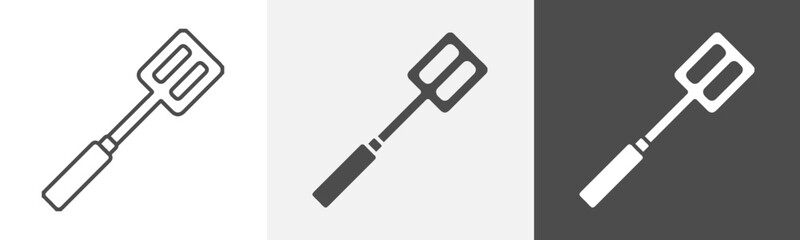 spatula icon Vector thin line symbol