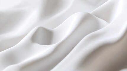 Obraz premium Abstract Wrinkled White Fabric Texture