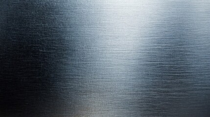 Close-up of Brushed Metal with a Gradient of Light